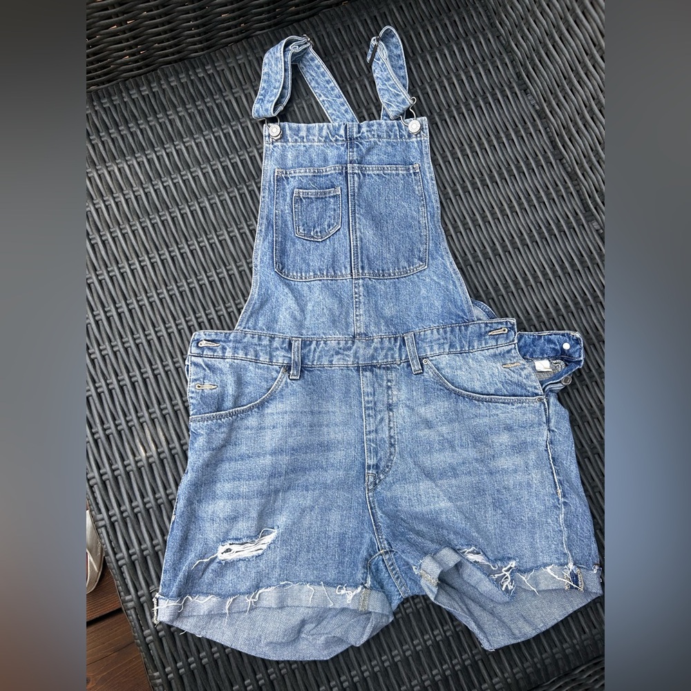 H&M Blue Denim Overalls